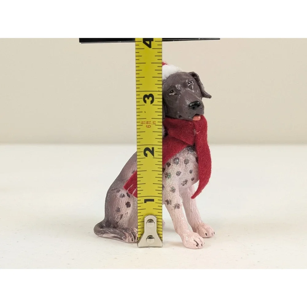 German Shorthaired Pointer Christmas Ornament Resin Dog Santa Hat Christmas Shop